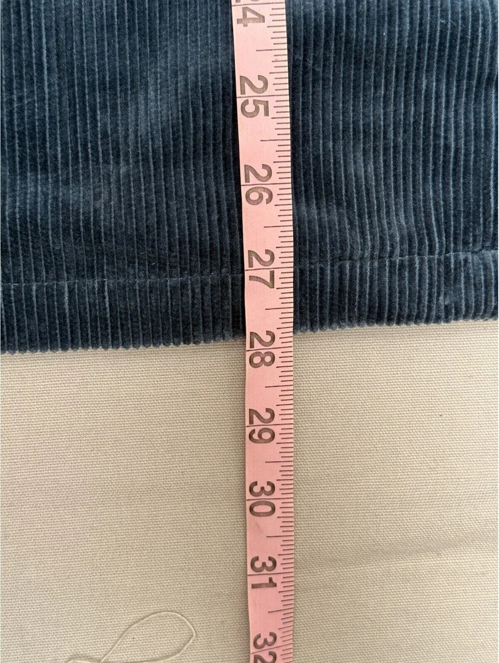 Brixton Utopia Corduroy Jacket Blue Janitor Logo - Large